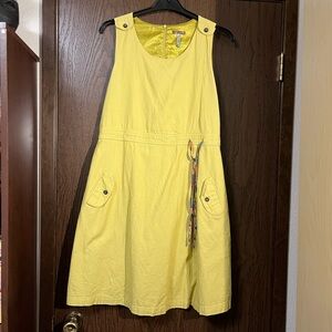 Matilda Jane Yellow Dress with Button Details